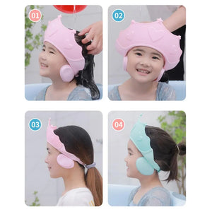 Adjustable Shower Hair Wash Hat For Kids